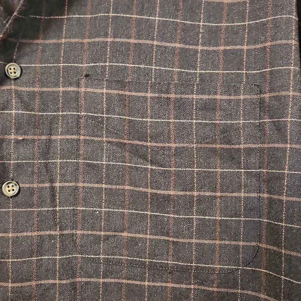 Van‎ Heusen Dress Shirt Mens 17.5 34/35 XL NWOT Red Black Plaid WrinkleResist
